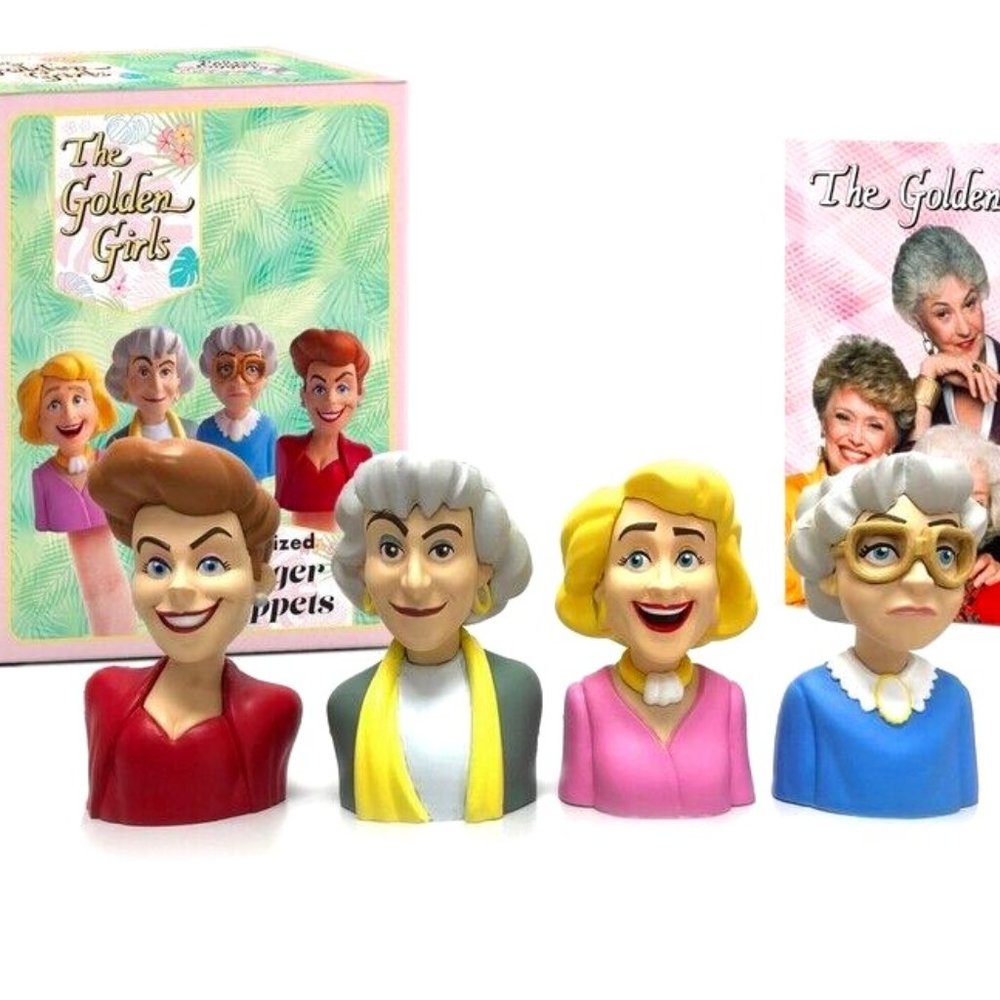 The Golden Girls Stylized Vinyl Finger Puppets NIB ABC Studios Bonus SHIPS FRE